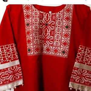 Extremely beautiful kurta for girls in red